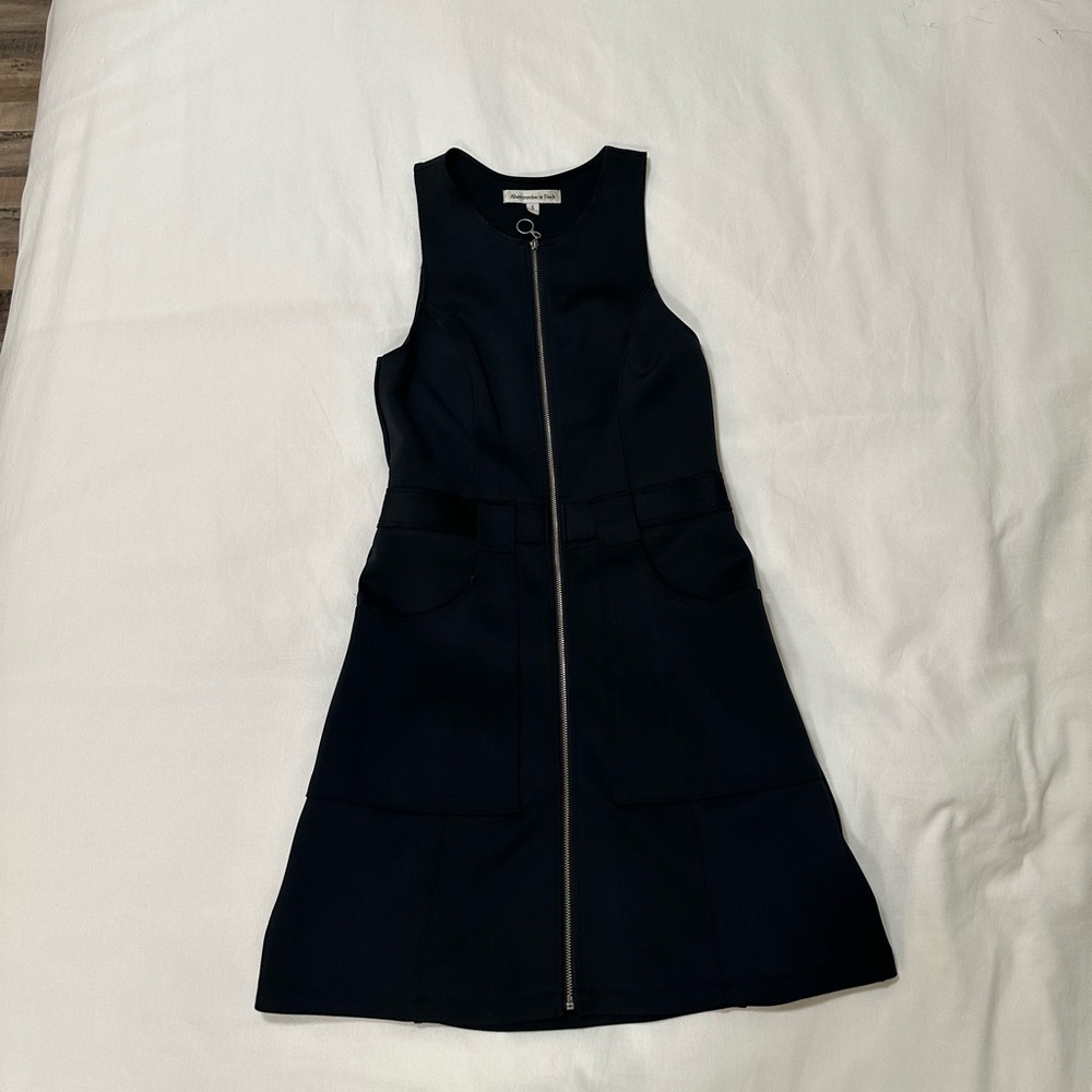 Abercrombie zip up mini dress
